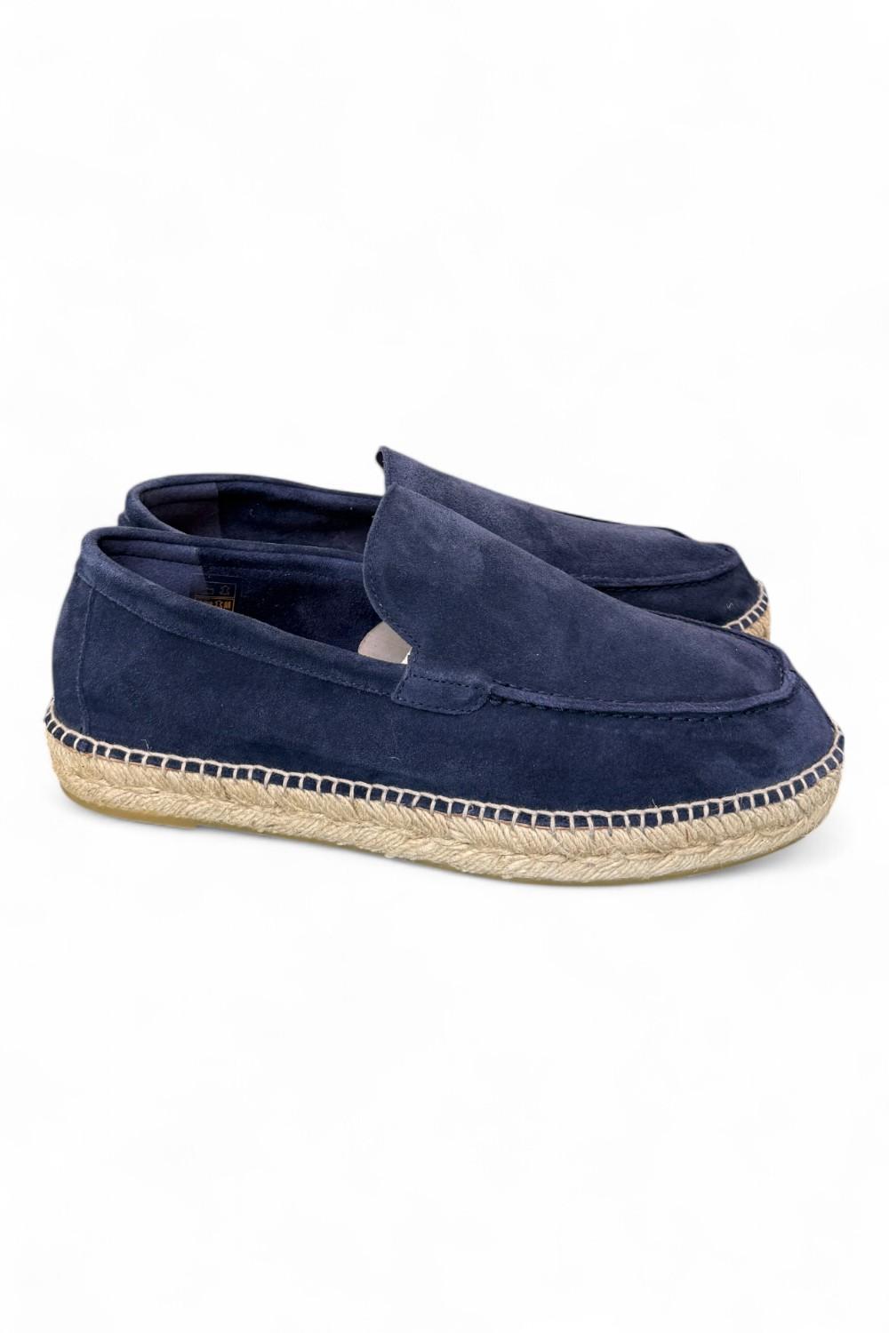 Espadrilles mocassino uomo suede azul Gaimo<BR/> 