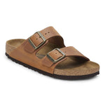 Ciabatta donna Arizona 1028401 cognac oil leather Birkenstock 