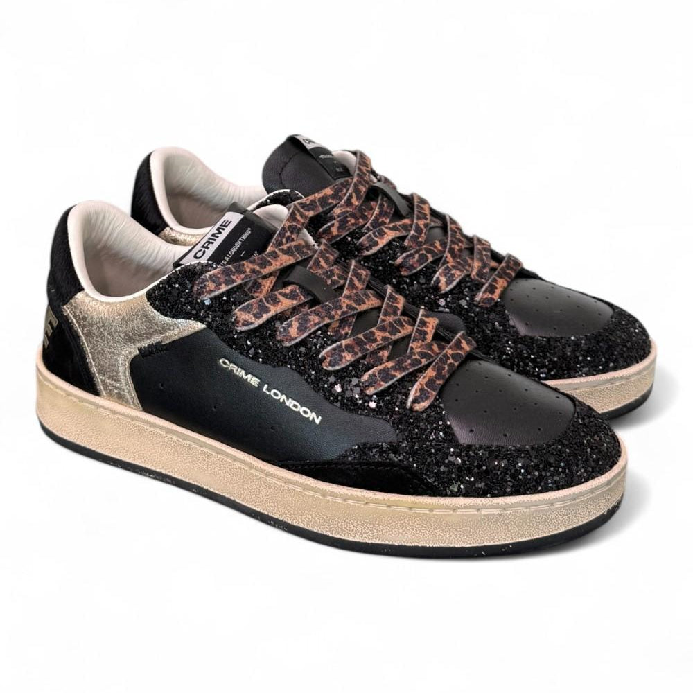Sneaker donna Crime London Chelsea Gold Touch 