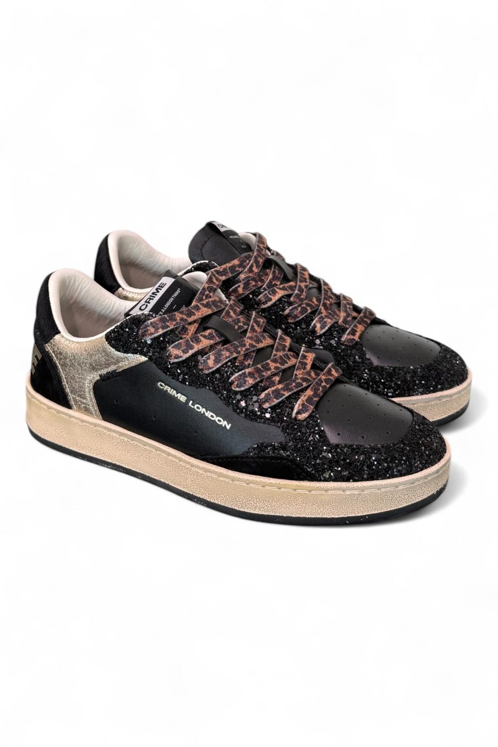 Sneaker donna Crime London Chelsea Gold Touch 