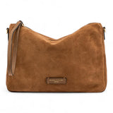 Pochette Nora suede caramello Gianni Chiarini<BR/> 