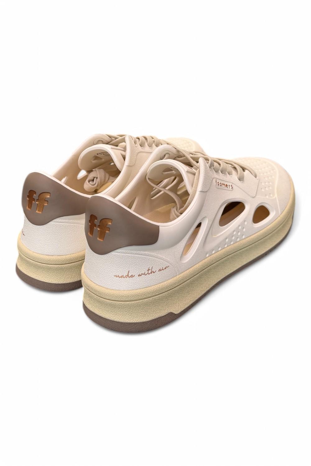 Sneaker Foamers Eva bianco tortora 