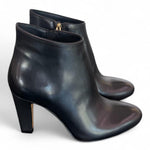 Stivaletto zip T80 pelle nera Elisa Lanci<BR/> 