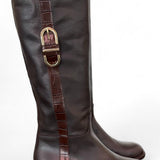 Stivale cavallerizzo testa di moro accessorio Cuir Noir 