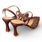 Slingback rafia bruciato T70  Matteo Pitti 