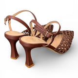 Slingback rafia bruciato T70  Matteo Pitti 
