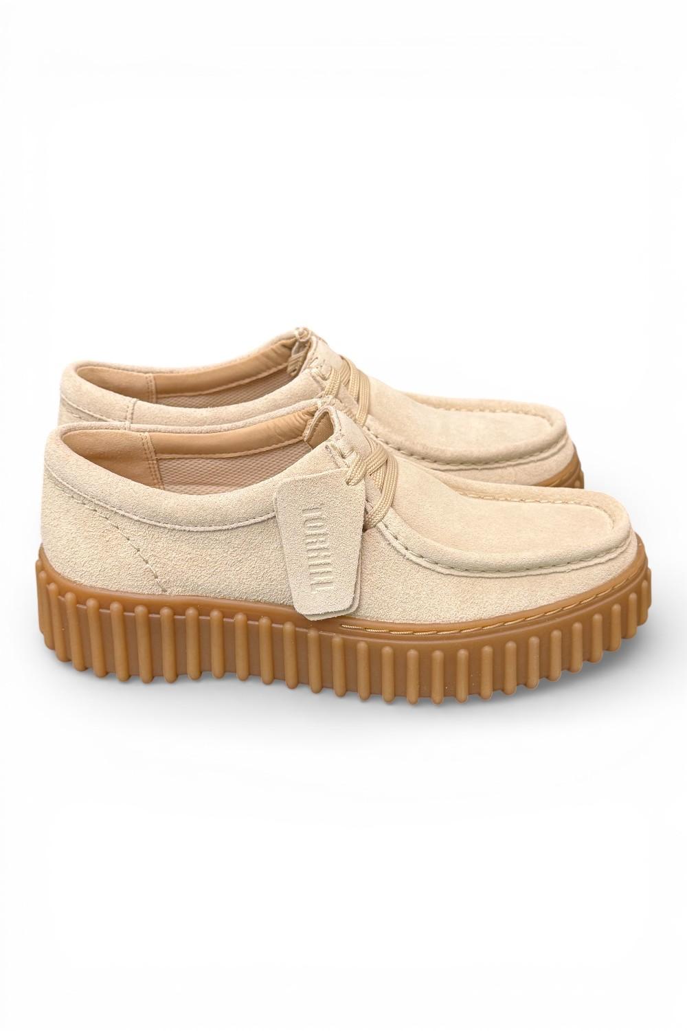 Scarpa donna Clarks Torhill Bee suede beige 