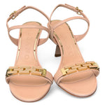 Sandalo Albano nude accessorio tacco 7 