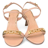 Sandalo Albano nude accessorio tacco 7 
