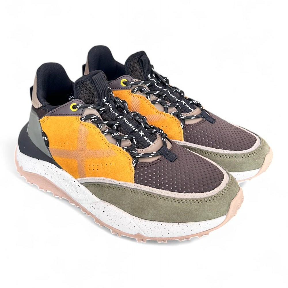 Sneaker uomo Doro verde nero giallo munich 