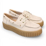 Barca Clarks Boat Cleyhill Torhill nabuk latte 