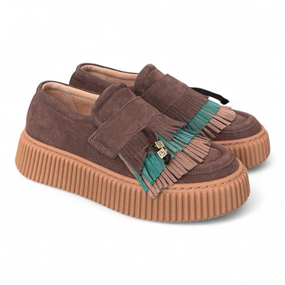 Mocassino sneaker frangia Meliné 