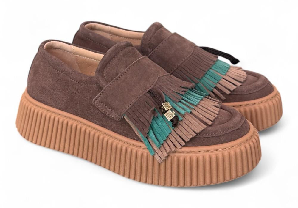 Mocassino sneaker frangia Meliné 