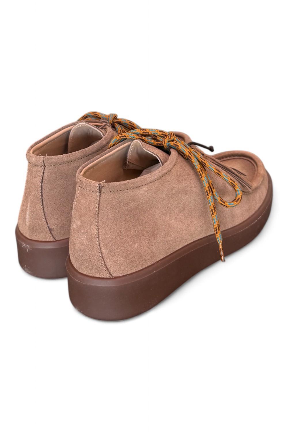 Polacco ingegnere suede taupe Meliné 