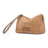 Pochette Nora suede caramel piccola Gianni Chiarini<BR/> 