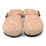 Sabot Taji by Lagoa in suede pietra 