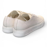 Sneaker pelle martellata bianca XL Crime London 