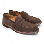 Mocassino suede testa di moro Franco Fedele<BR/> 