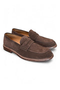 Mocassino suede testa di moro Franco Fedele