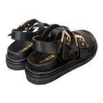 Sandalo platform nero Janet<BR/> <BR/> 
