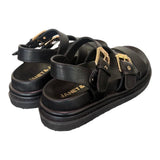 Sandalo platform nero Janet<BR/> <BR/> 