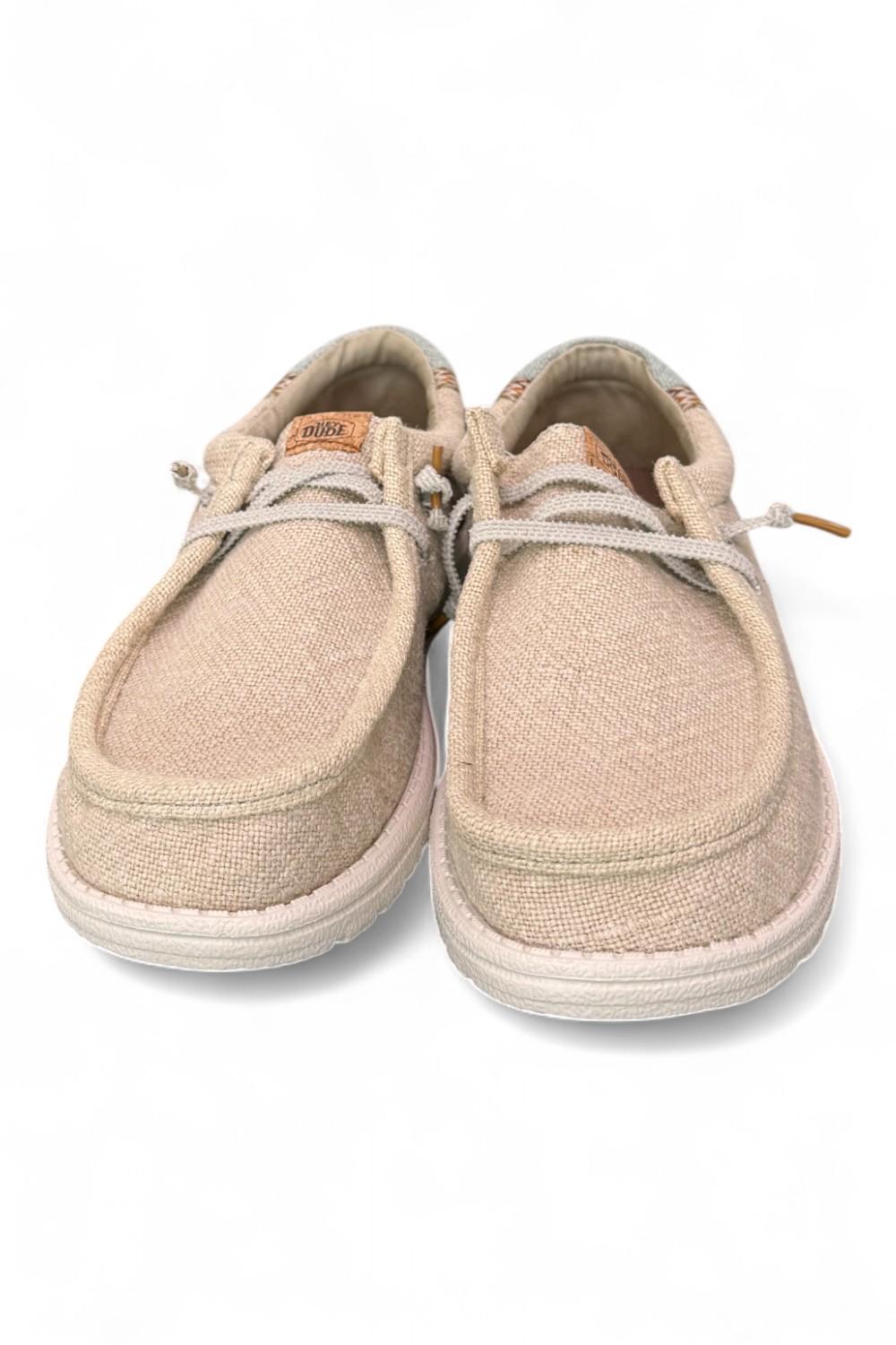 Sneaker uomo wally Juta stone beige Hey Dude<BR/> 