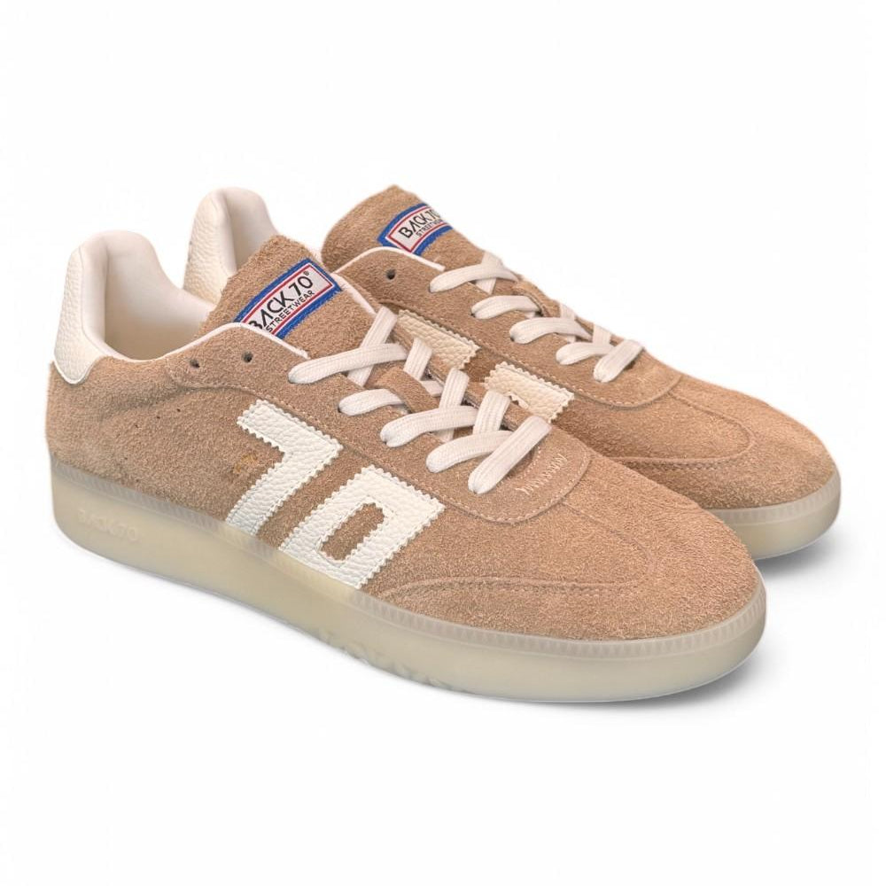 Sneaker uomo Boston beige Back 70<BR/> 