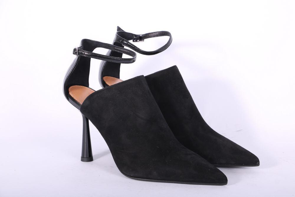Sabot top cintino nero tacco 90 Chantal 