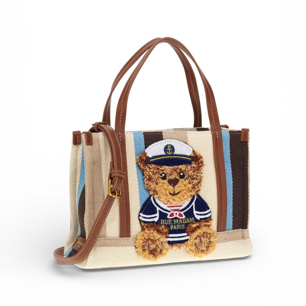 Shoppin Marvin mini tela multi brown Rue Madam 