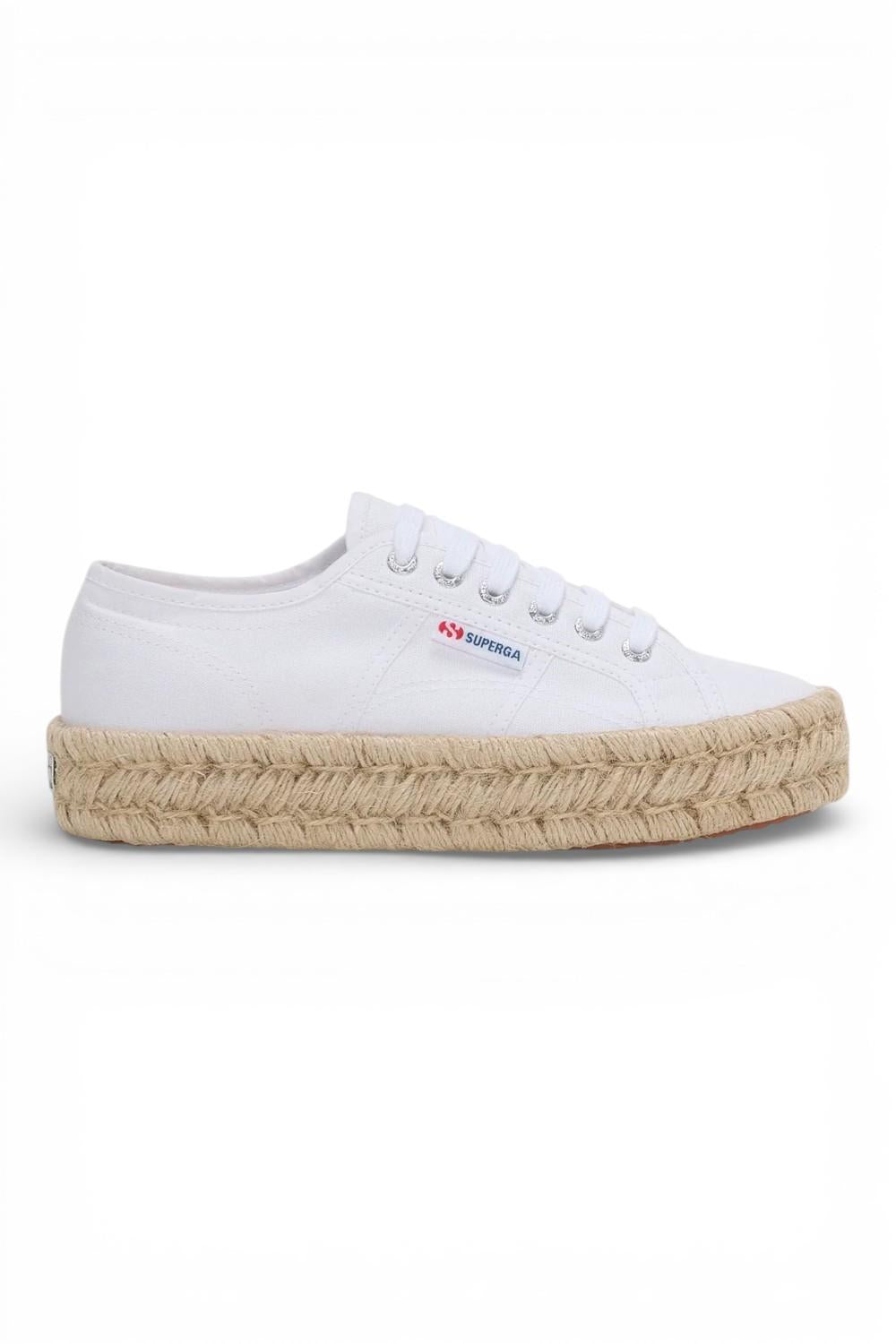 Sneaker Superga 2740 Platform cotton stone wash rope 