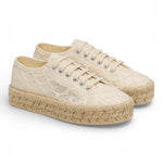 Sneaker Superga 2740 Platform cotton stone wash rope 