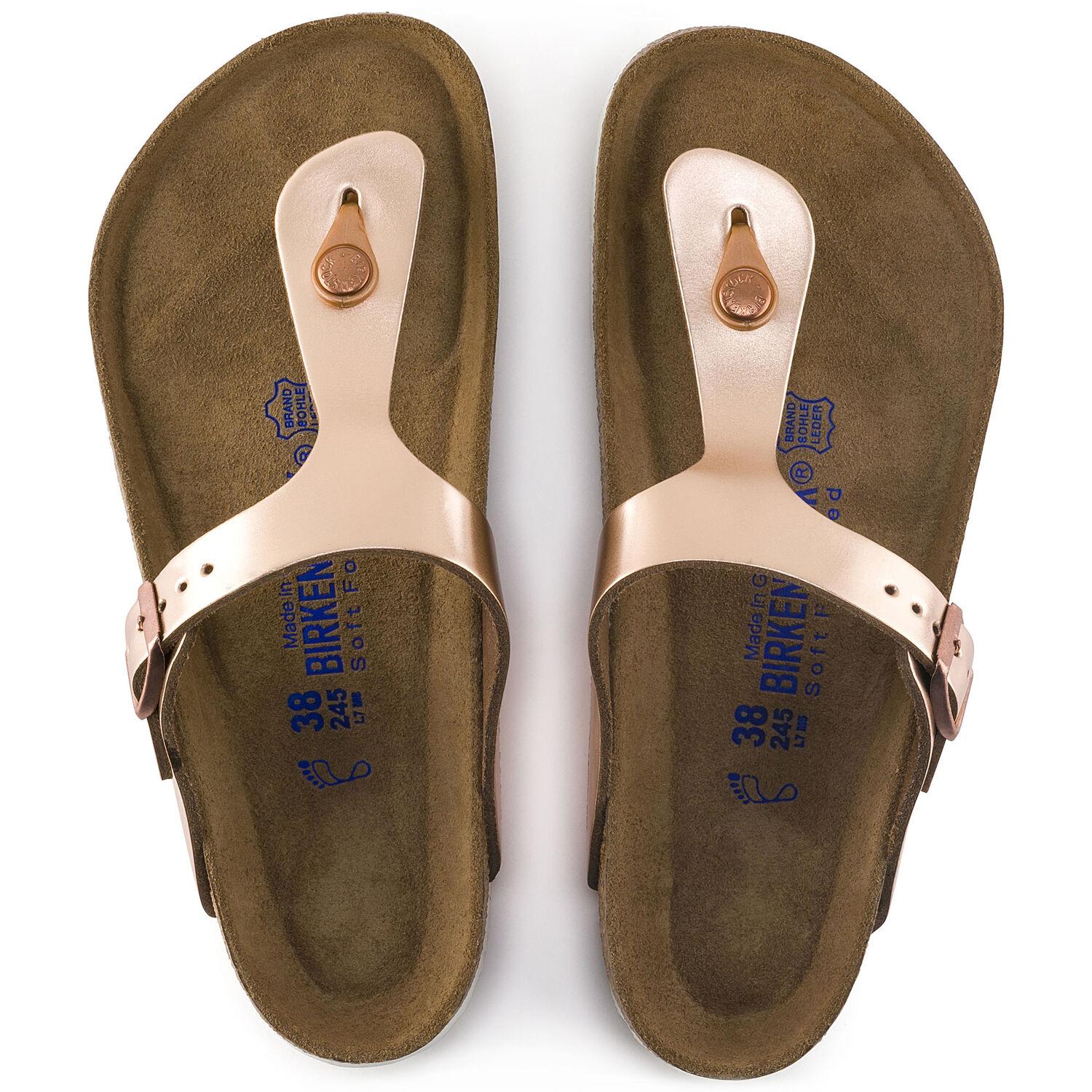 Ciabatta infradito Gizeh birko flor rame Birkenstock 