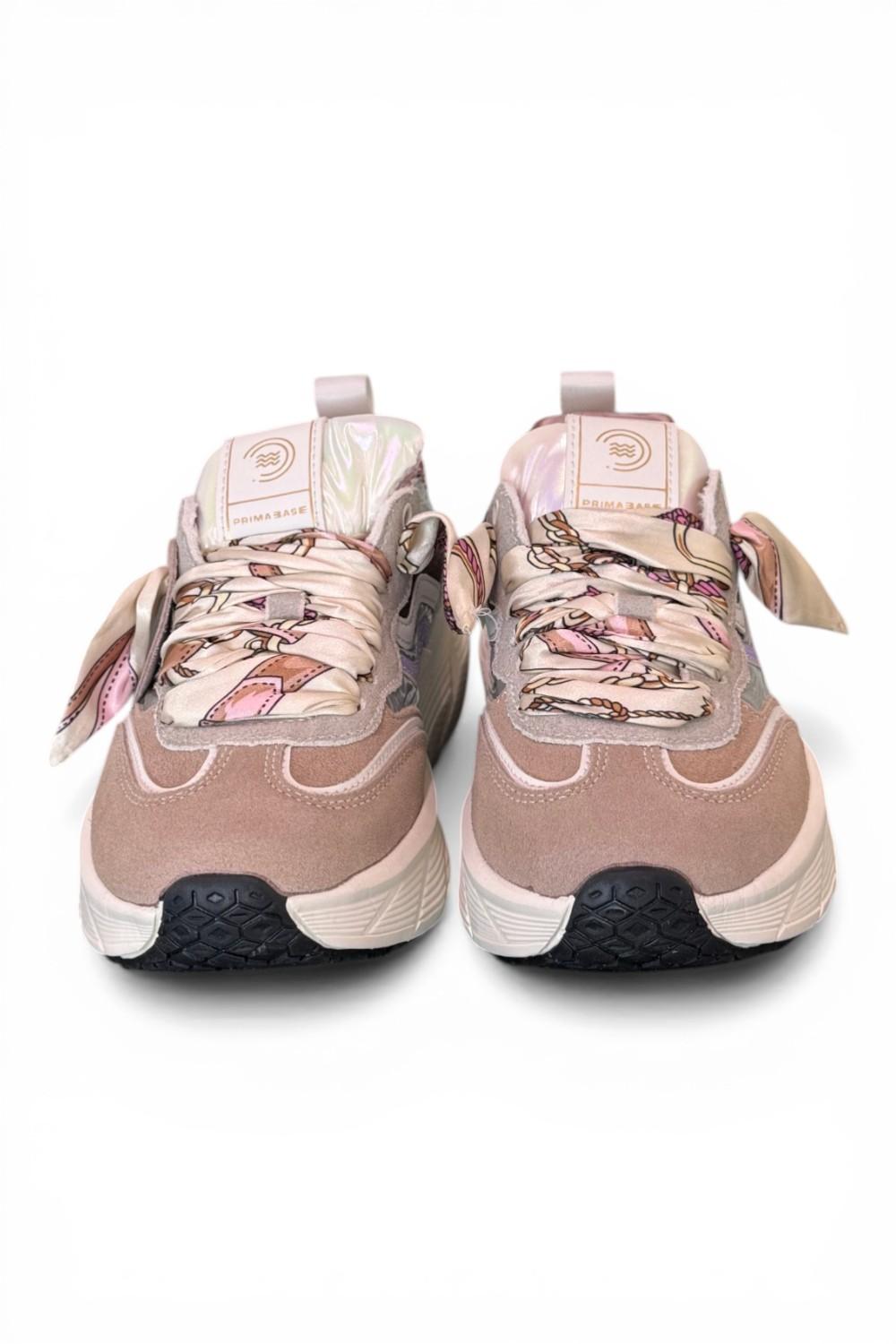 Sneaker run foulard cipria Primabase<BR/> 