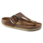 Ciabatta Gizeh Big Buckle cognac oiled leather Birkenstock 1018745 