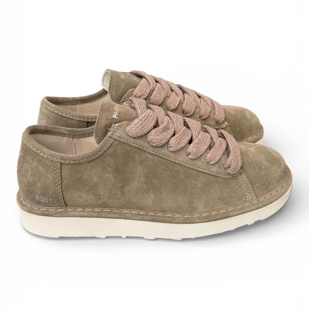 Allacciato uomo Panchic P01 suede khaki 