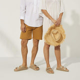 Ciabatta Arizona gomma gold donna Birkenstock 129443 