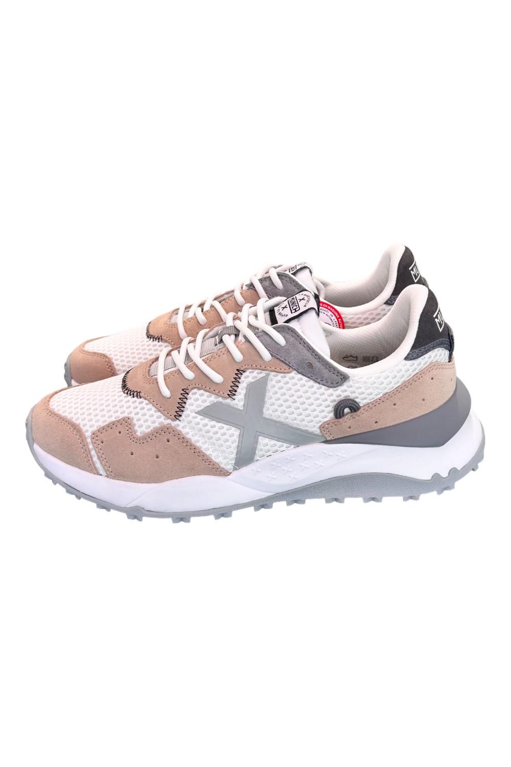Sneaker uomo Shibuya Munich bianca beige 