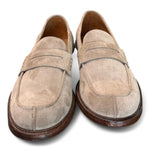 Mocassino suede beige Franco Fedele<BR/> 