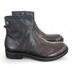 Stivaletto zip pelle nera Pawelks 