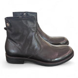 Stivaletto zip pelle nera Pawelks 