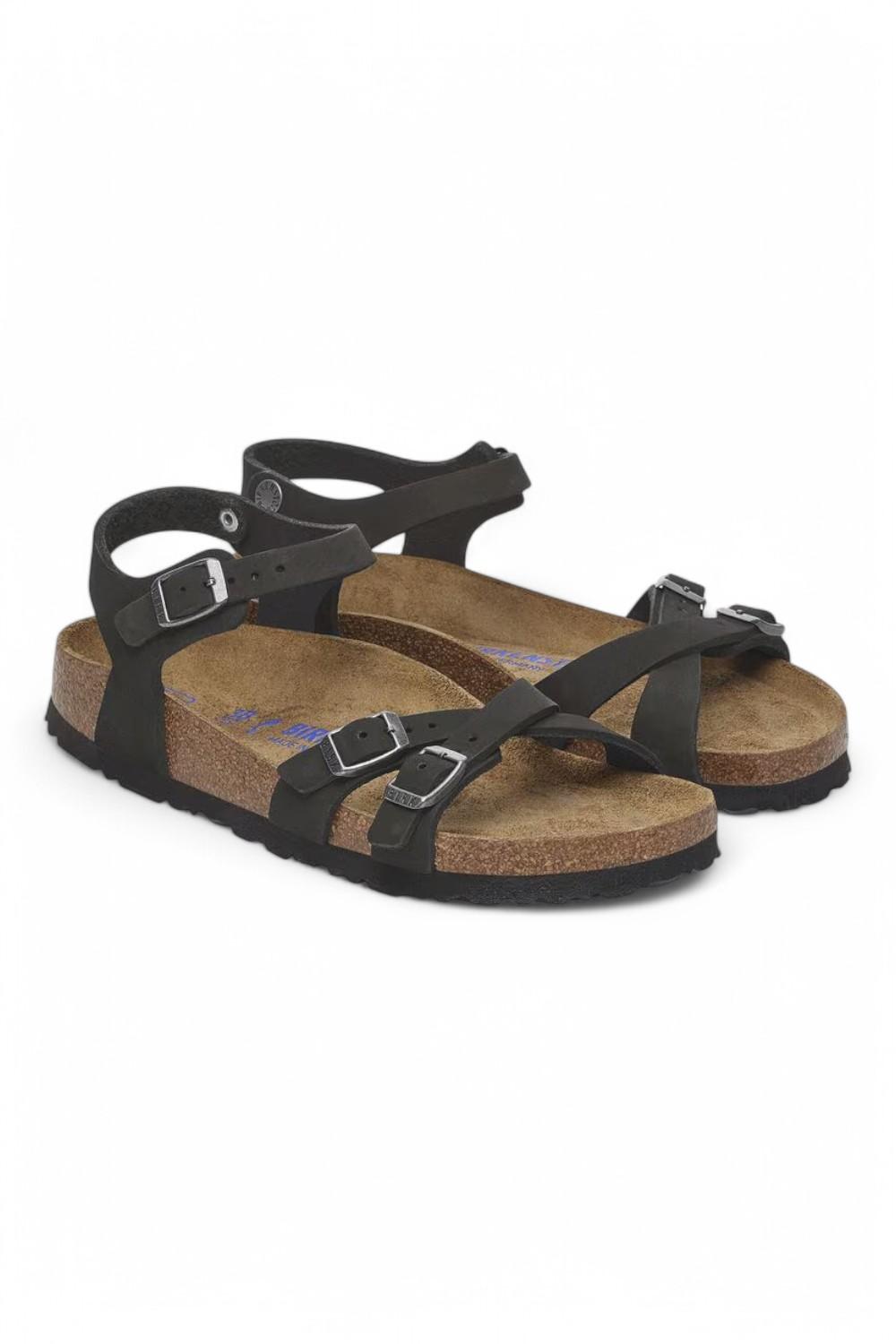 Sandalo Birkenstock Kumba nabuk black 1029526<BR/> 
