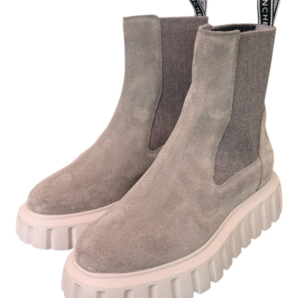 Beatles Grenelle Voile Blanche suede grigio 