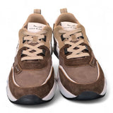 Sneaker uomo Club 01 Marrone Voile Blanche<BR/> 