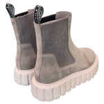 Beatles Grenelle Voile Blanche suede grigio 