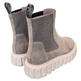 Beatles Grenelle Voile Blanche suede grigio 
