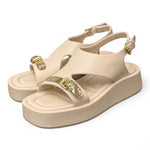 Sandalo asimmetrico burro Zanon<BR/> 