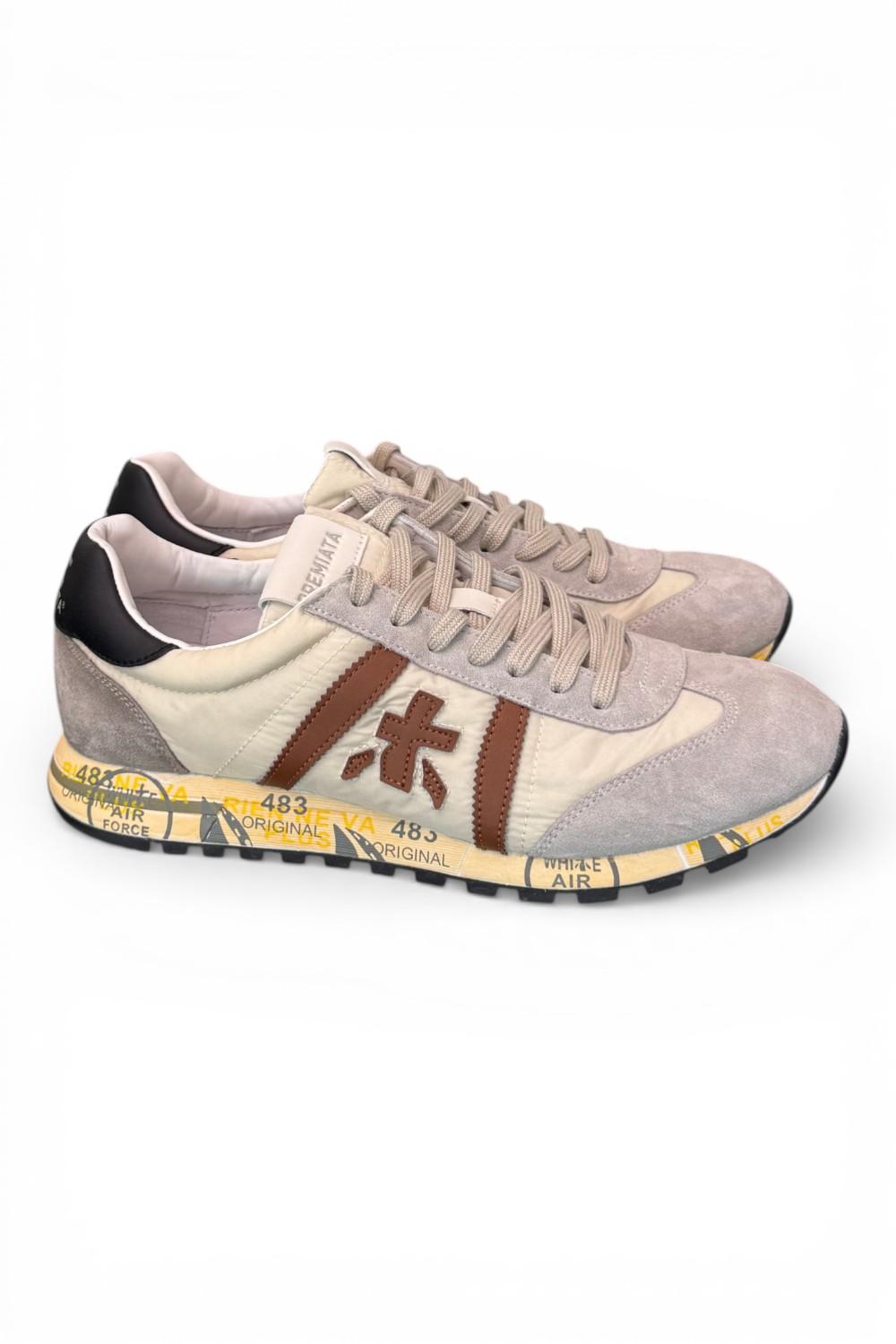 Sneaker uomo Lucy 8189 beige marrone 