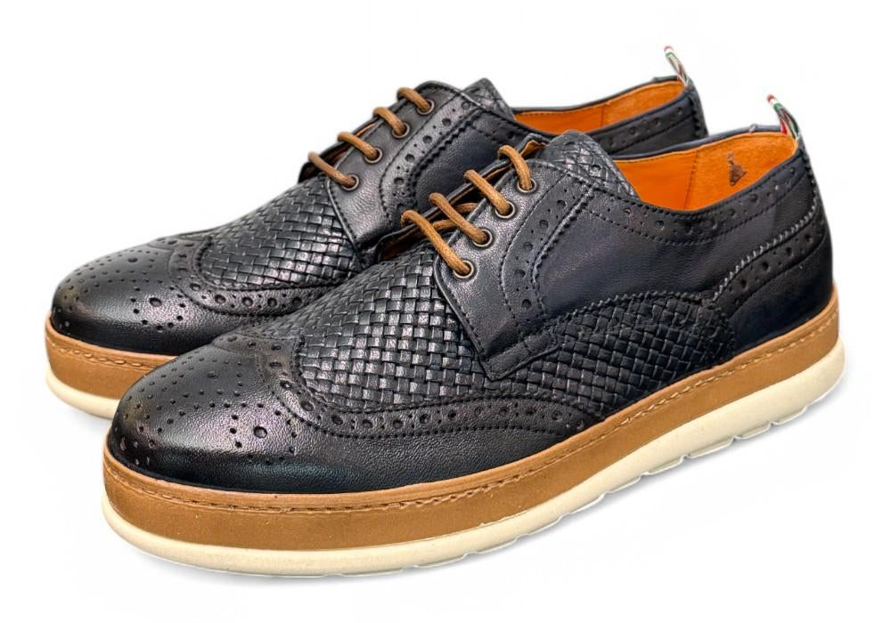 Scarpa uomo imperiale blu F.lli Rennella 