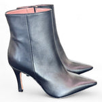 Tronchetto zip sfilato pelle nera Les Autres<BR/> 