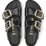 Ciabatta Arizona Big Buckle Shine Black Birkenstock 1021476 